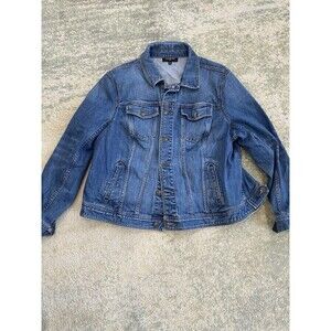 Torrid Denim First at Fit Stretch Blue Jean Jacket - Women's 2XL
